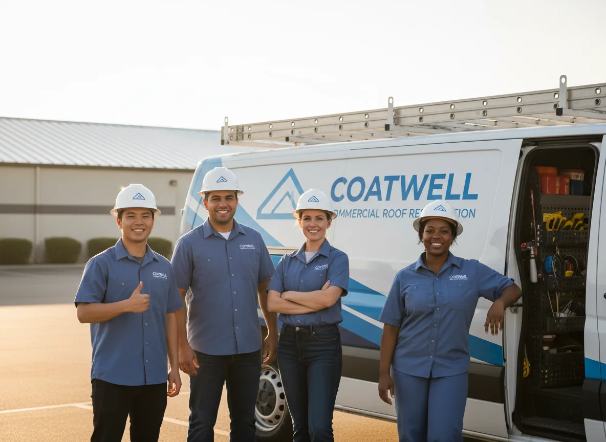 Commercial roof coating company in Boyden, IA